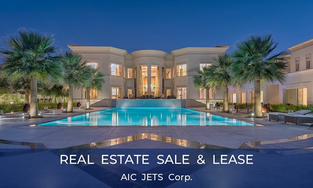 Middle East, UAE Luxury Real Estate Sales and Lease | AIC JETS Corporation